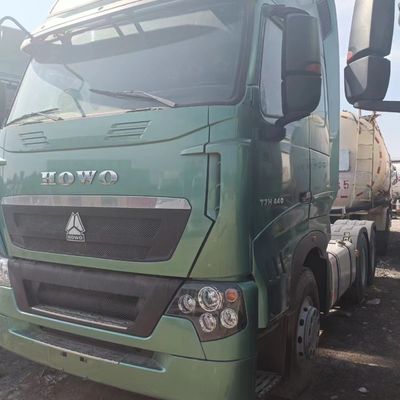 Caminhão de transporte T7h ecológico com design verde e pesado