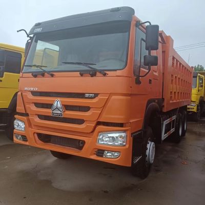 Transmissão manual Sinotruk HOWO 6X4 camião de descarga pesado com sistema de direção hidráulica