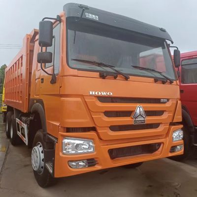 Transmissão manual Sinotruk HOWO 6X4 camião de descarga pesado com sistema de direção hidráulica