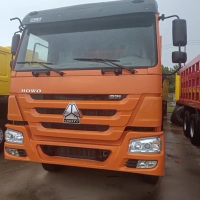 Transmissão manual Sinotruk HOWO 6X4 camião de descarga pesado com sistema de direção hidráulica