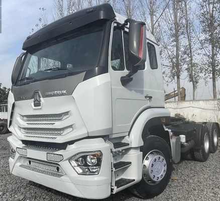 6 meses Shacman 400HP Tractor pesado com cadeira do condutor suspensão a ar e ≤5 assentos