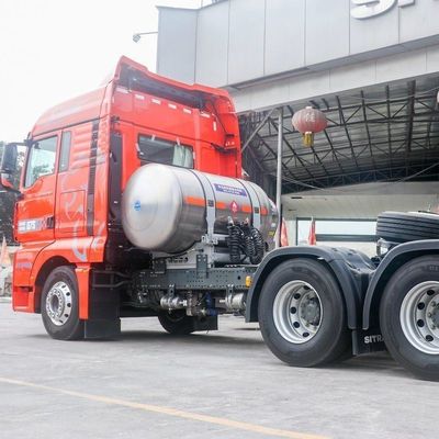 Semi-reboque de reboque 6X4 camião Shacman pesado com depósito de combustível de 1000L e bancos ≤5