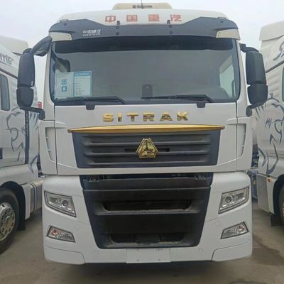 Melhore o seu reboque pesado com o Shandeka 480HP Trator CNG e Assento de Suspensão Aérea