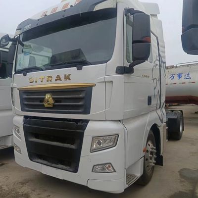 Melhore o seu reboque pesado com o Shandeka 480HP Trator CNG e Assento de Suspensão Aérea