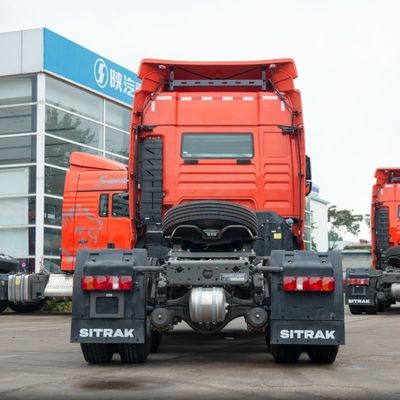 Trator Sitrak 6X4 certificado pela ISO com tanque de combustível e direção hidráulica