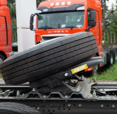 Assento de suspensão pneumática e tanque de combustível de 600L combinação perfeita para reboque de semi-reboque