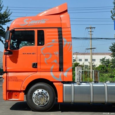 Caminhão Shacman Tipper pesado personalizado com tanque de combustível de 400L e suspensão a ar