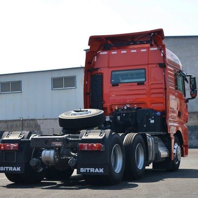 Sento equipado com suspensão pneumática HOWO CNG de carga pesada