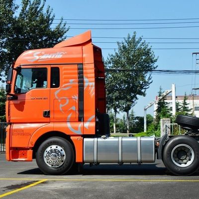 Sento equipado com suspensão pneumática HOWO CNG de carga pesada