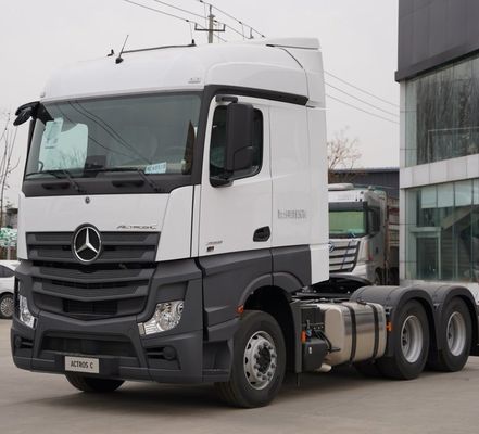 580 cavalos de potência Mercedes Benz caminhão pesado diesel caminhão tractor com design de pneus sem tubo