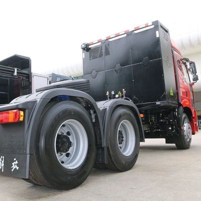 FAW Jiefang J6p caminhão pesado 6X4 Trator de troca elétrico puro com 12 engrenagens manuais