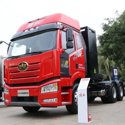 FAW Jiefang J6p caminhão pesado 6X4 Trator de troca elétrico puro com 12 engrenagens manuais