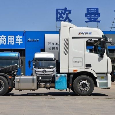 Shacman Dump Trailer Truck 470HP 4X2 Semi Trailer Tractor em transporte de carga pesada