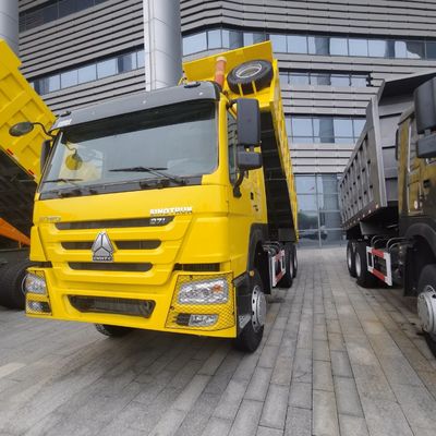 Sinotruck Tipper camião de descarga usado com direção hidráulica 30t capacidade de carga e venda