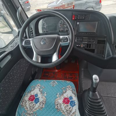 Excelente desempenho 540HP Motor Shacman Tipper Truck com Air Suspension Assento do motorista