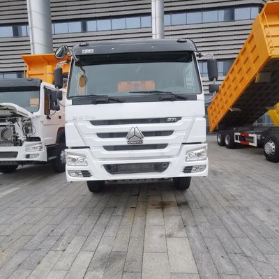 8×4 rodas motrizes veículo comercial camião de descarga com cadeira de suspensão a ar e depósito de combustível de 600L