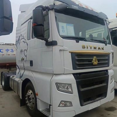 Caminhão-trator de diesel robusto Euro 5 com transmissão manual