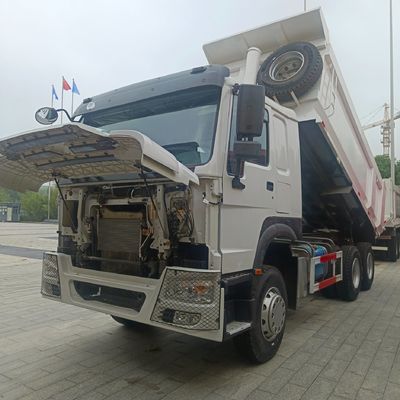 Tipo de material de aço carbono 30/40 toneladas 400HP 10 rodas de carga pesada caminhão de descarga manual