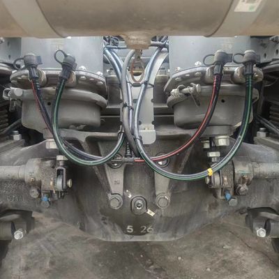 Reboque de trator de carga pesada com motor a diesel potente