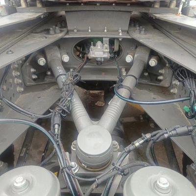 Reboque de trator de carga pesada com motor a diesel potente