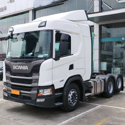 Scania G-Series 450 HP caminhão pesado com conformidade nacional VI e transmissão 6X2r