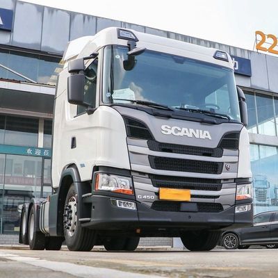 Scania G-Series 450 HP caminhão pesado com conformidade nacional VI e transmissão 6X2r