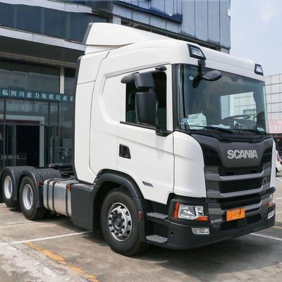 Scania G-Series 450 HP caminhão pesado com conformidade nacional VI e transmissão 6X2r