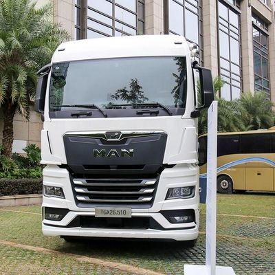 Usado Homem Tgx série caminhão pesado 560 cavalos de potência 6X4 Suspensão aerodinâmica Tractor assento