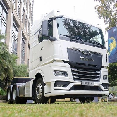Man prime s Tgx caminhão pesado com suspensão a ar e cadeira do condutor com transmissão 6X4