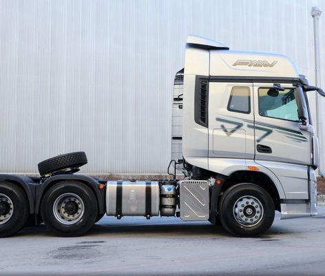Reboque de tractor pesado Euro 5 com assento de suspensão a ar e caixa de carga de aço carbono