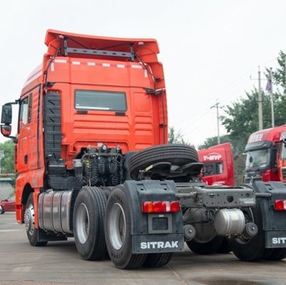 Sinotruck 480HP Semi-trailer com assento de suspensão a ar e 8.800kg de peso bruto do pacote
