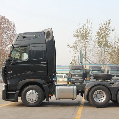 6×4 Roda motriz Shacman 420HP Suspensão aerodinâmica Veículo de reboque do assento para caminhão de semi-reboques