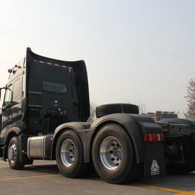 6×4 Roda motriz Shacman 420HP Suspensão aerodinâmica Veículo de reboque do assento para caminhão de semi-reboques