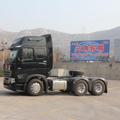 Sinotruck HOWO A7 Série 6X4 camião de descarga com semi-reboque de reboque e depósito de combustível de 400L