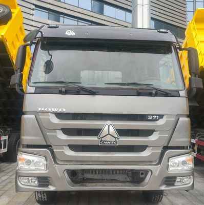 371HP de segunda mão HOWO diesel 6 * 4 camião de descarga 10 rodas 300 toneladas raspador ou Rhd veículo de transporte manual