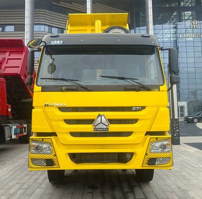 6×4 rodas motrizes camião pesado grande camião de descarga veículo de transporte com motor diesel de 371 hp