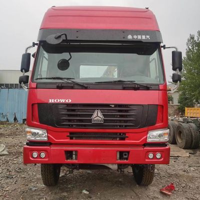 11.6mX2.55mX3.96m Haowo Carrinha comercial de segunda mão com pneus e capacidade de tanque de combustível 400-600L
