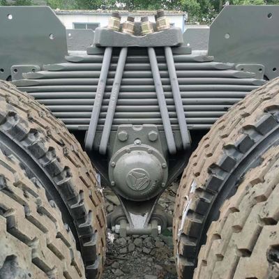 11.6mX2.55mX3.96m Haowo Carrinha comercial de segunda mão com pneus e capacidade de tanque de combustível 400-600L