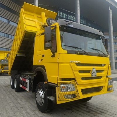 Caminhão de transporte de carga pesada HOWO Diesel Self Dumping 4-6L Capacidade do motor e custo de envio