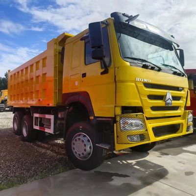 12100.000kg transporte de carros usados chineses HOWO camião de descarga com caixa de carga de aço carbono
