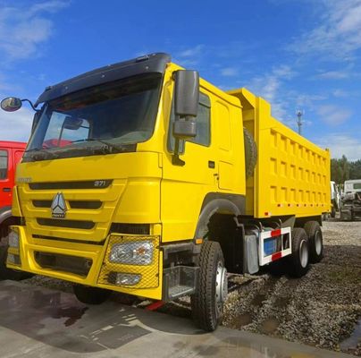 6×4 Drive Wheel Heavy Truck HOWO Dump Truck para transporte de carga pesada a preços acessíveis