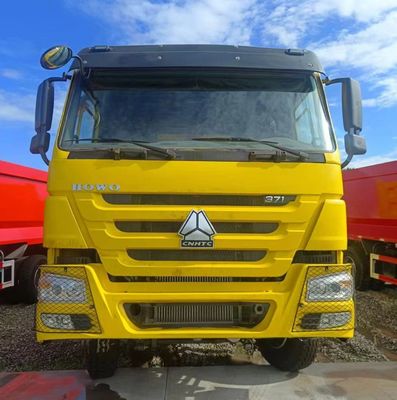 Chassi Sinotruk HOWO 371HP camião de transporte usado camião de descarga diesel com motor diesel