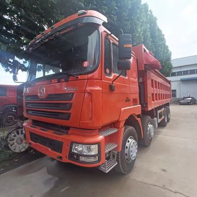 Direção hidráulica HOWO Caminhão de inclinação com transmissão manual e assistência de potência