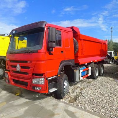 Caminhão pesado nacional certificado DOT HOWO6X4 Caminhão de descarga com sistema hidráulico