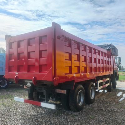 2024 Haowo Self Dumping 371HP camião de transporte reembolsos de devolução e transporte feito fácil