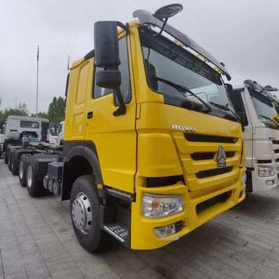 Trator pesado 6X4 certificado pela ECE com depósito de combustível de 1000 L e banco do condutor com suspensão pneumática