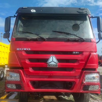 Sinotruk Chassis 371HP Direção hidráulica camião de descarga industrial para certificação DOT