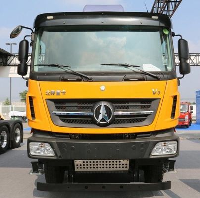 Beiben Dump Truck 320 cavalos de potência 8X4 Direção hidráulica Chassi Sinotruk de 5,6 metros