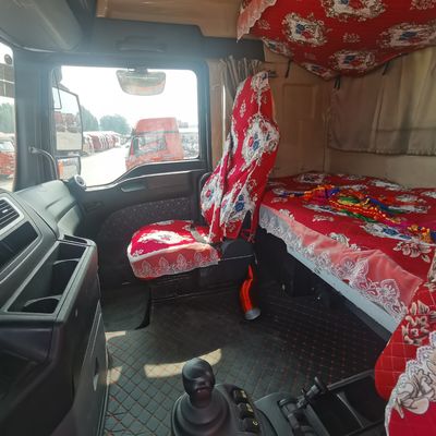 Caminhão Shacman 480HP para reboque Certificação DOT e assento de suspensão aérea personalizado