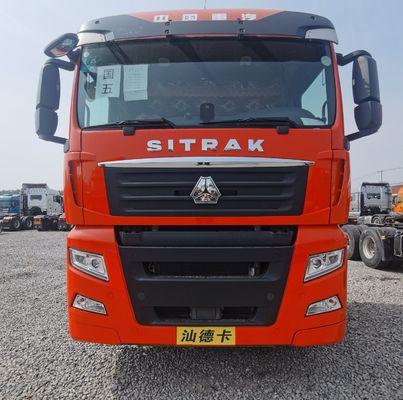 Usado 480HP ZZ4257N3247E1H Tipper Trailer Dealer Truck com tanque de combustível de 600L Usado
